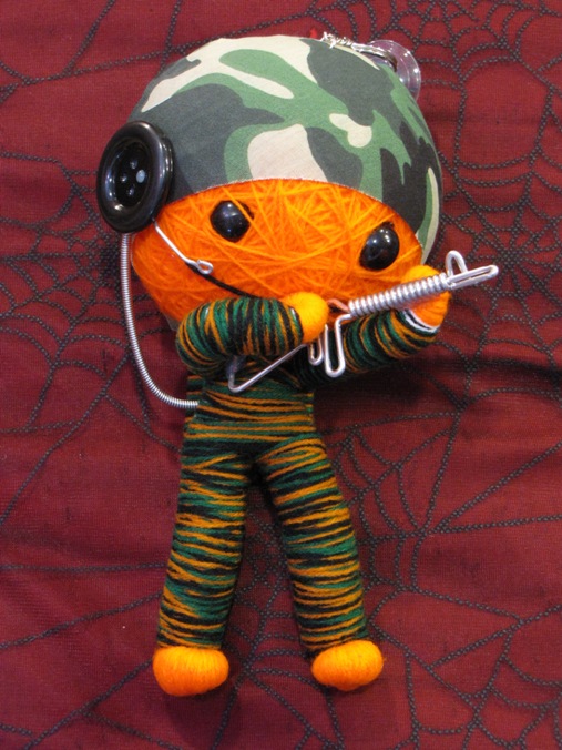 orange voodoo doll