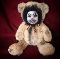 creepy bear doll