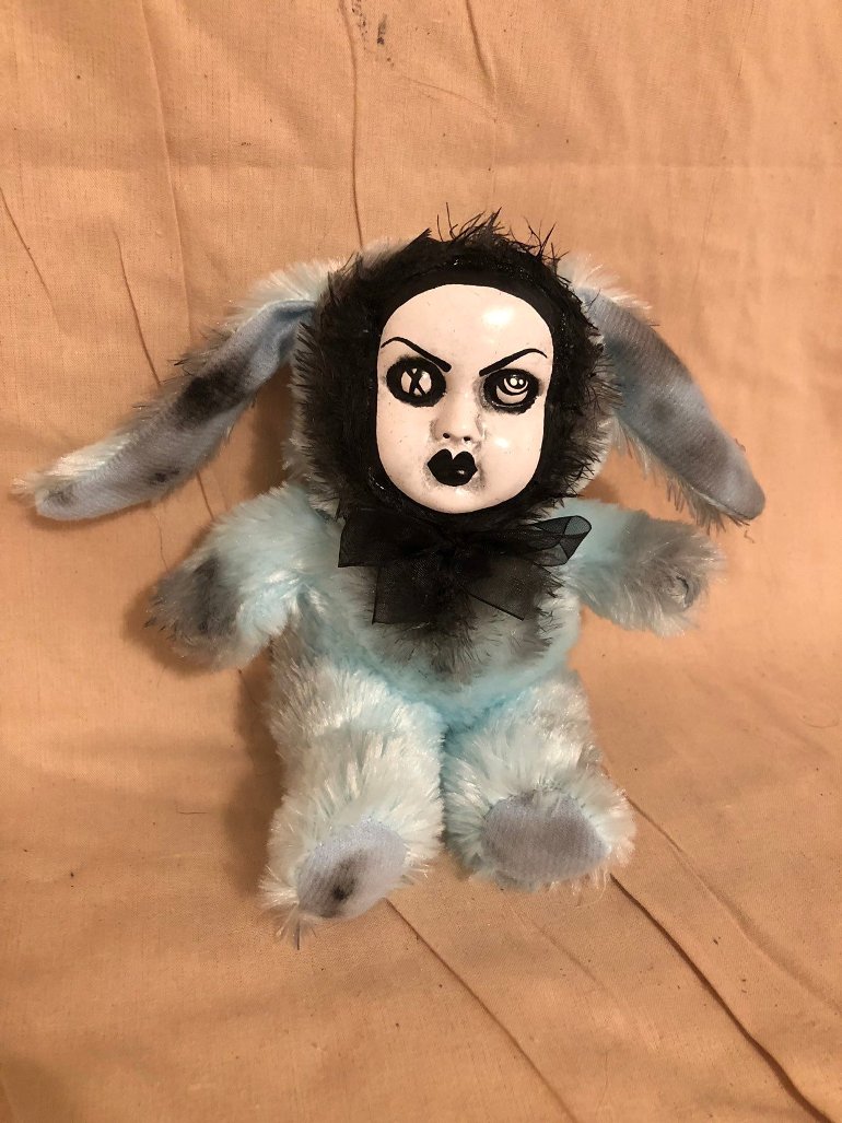 old bunny doll