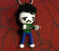 Mohawk Gunman Voodoo Keychain