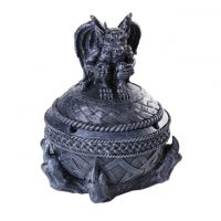 Gargoyle Ashtray Lidded Trinket Box