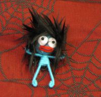 voodoo doll with hair