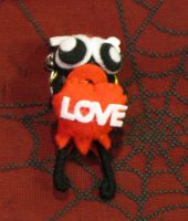 Tribal Bone Google Eye Love Voodoo Keychain