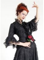 Eternal Love Black Lace Romantic Blouse