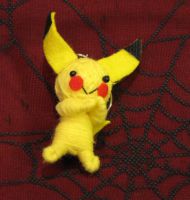 Pikachu Yellow Voodoo Keychain