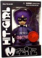 Kick-Ass Mez-itz Hit Girl Exclusive Vinyl Figure Purple *EXTREMELY DENTED BOX*