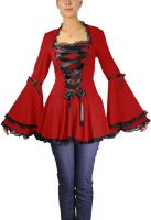 Rouge Reverence red gothic Corset – HeavyRed