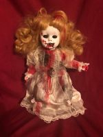 OOAK Small Bloody Vampire Creepy Horror Doll Art by Christie Creepydolls