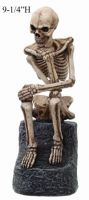 Thinker Skeleton Figurine