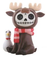 Spruce Moose Furry Bones Skellies Figurine