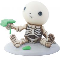 Lucky Ruins a Four Leaf Clover Skellies Figurine