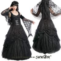 black goth dress plus size