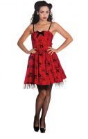 Hell Bunny Plus Size Gothic Red Tattoo Flock Rockabilly Dress [HB5105R] -  $72.99 : Mystic Crypt, the most unique, hard to find items at ghoulishly  great prices!