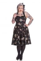 Hell Bunny Plus Size Gothic Red Tattoo Flock Rockabilly Dress [HB5105R] -  $72.99 : Mystic Crypt, the most unique, hard to find items at ghoulishly  great prices!