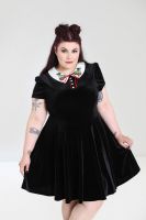 Hell Bunny Plus Size Gothic Red Tattoo Flock Rockabilly Dress [HB5105R] -  $72.99 : Mystic Crypt, the most unique, hard to find items at ghoulishly  great prices!