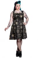 Spin Doctor Plus Size Black Gothic Azrael Corset Dress [SD4498