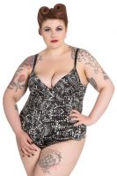 Spin Doctor Plus Size Black Gothic Azrael Corset Dress [SD4498