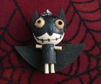 Batman Woody Keychain